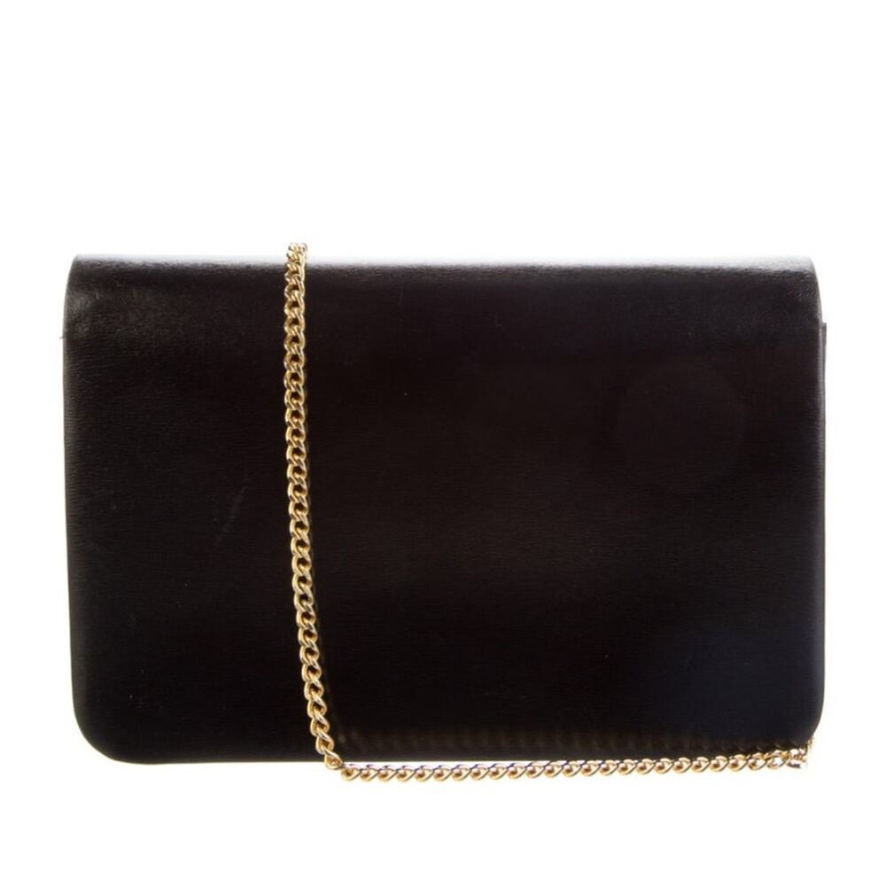 Dior Black Leather bag with Gold Chain - Picture 7 of 10